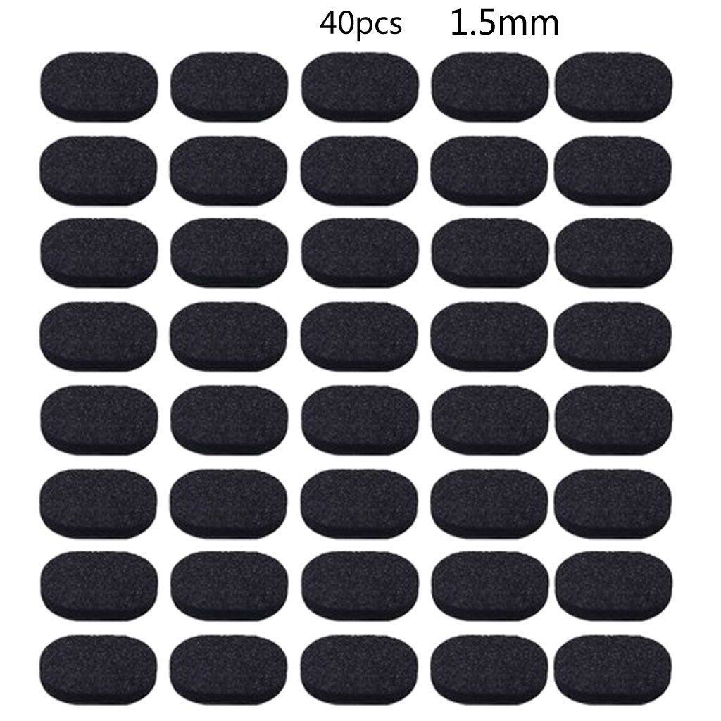 ESTONE 5pcs Sponge Nose Pads for Glasses, Skin‑Tone Water‑Drop C2 Shape, 1.5 mm #9