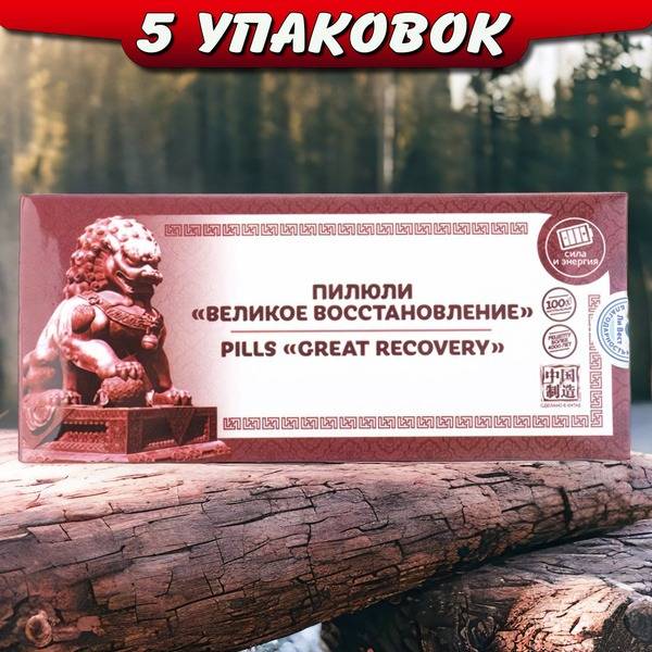 Li West's Great Restoration Pills: Boost Hemoglobin & Regulate Menstrual Cycles (5 Packs)