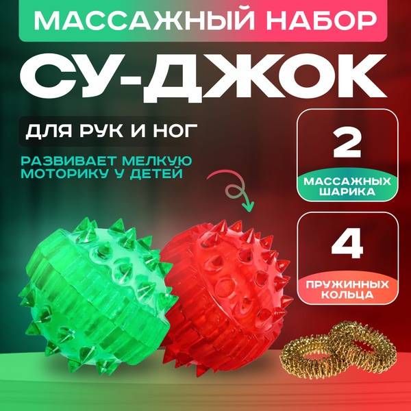 Acupressure Balls Set: Spiky Massage Balls for Hands, Feet, Face & Body
