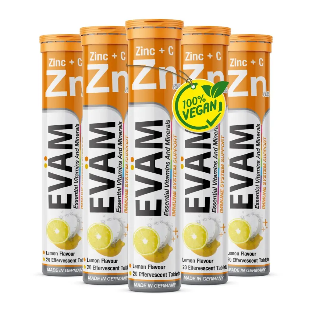 ZinterLab Zinc + Vitamin C Effervescent Tablets, 120 Tablets #1