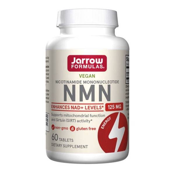 NMN Supplement for Men & Women: Jarrow Formulas Nicotinamide Mononucleotide (60 Tablets)