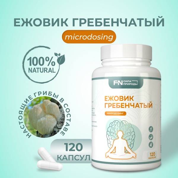 Lion's Mane Mushroom: 120 Capsules for Anxiety, Depression & Sleep