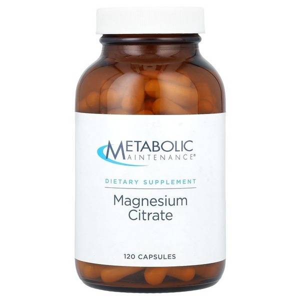 Metabolic Maintenance Magnesium Citrate Capsules, 120 Count
