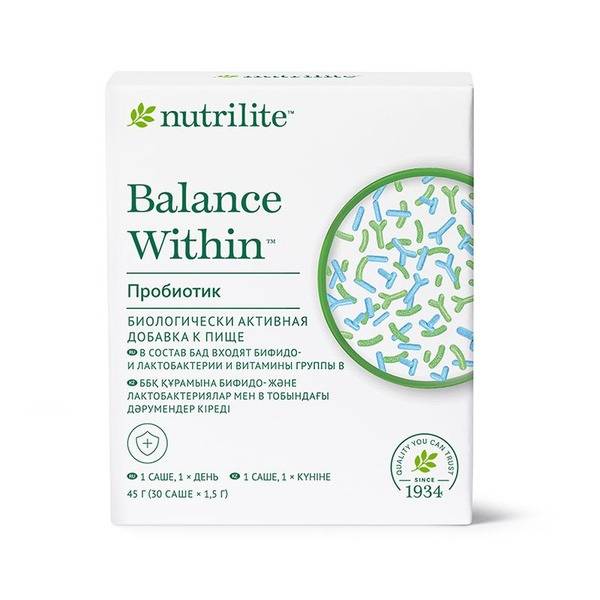 Amway Nutrilite Balance Within Probiotic, 30 Sachets x 1.5 g