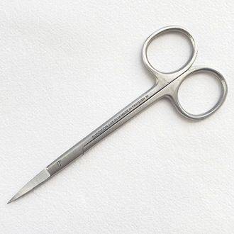 Surgicon J-22-211A Straight, Sharp-Pointed Medical Scissors 115 mm