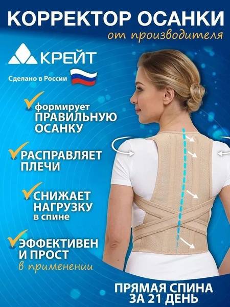 Kreit F-15 Orthopedic Posture Corrector, Size 4 Height 3
