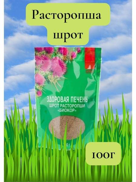 Biokor Milk Thistle Meal Powder for Liver Support, 100g