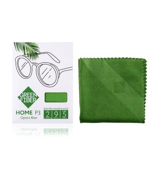 Green Fiber HOME P3 Optics Cloth, Green