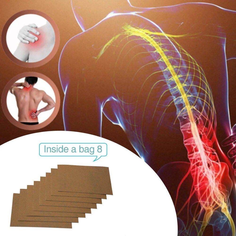 Snow Lotus Chinese Medical Plaster for Muscle Relief, 8 Pieces per Pack #5