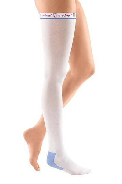 Mediven Thrombexin 18 Compression Stockings, White, 18 mmHg, 1 Pair