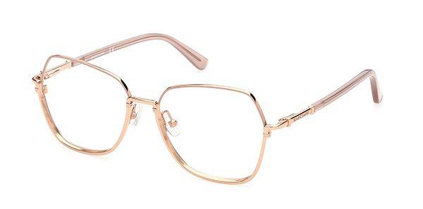 Guess by Marciano GM 380 028 Women's Gold Metal Hexagonal Eyeglass Frame