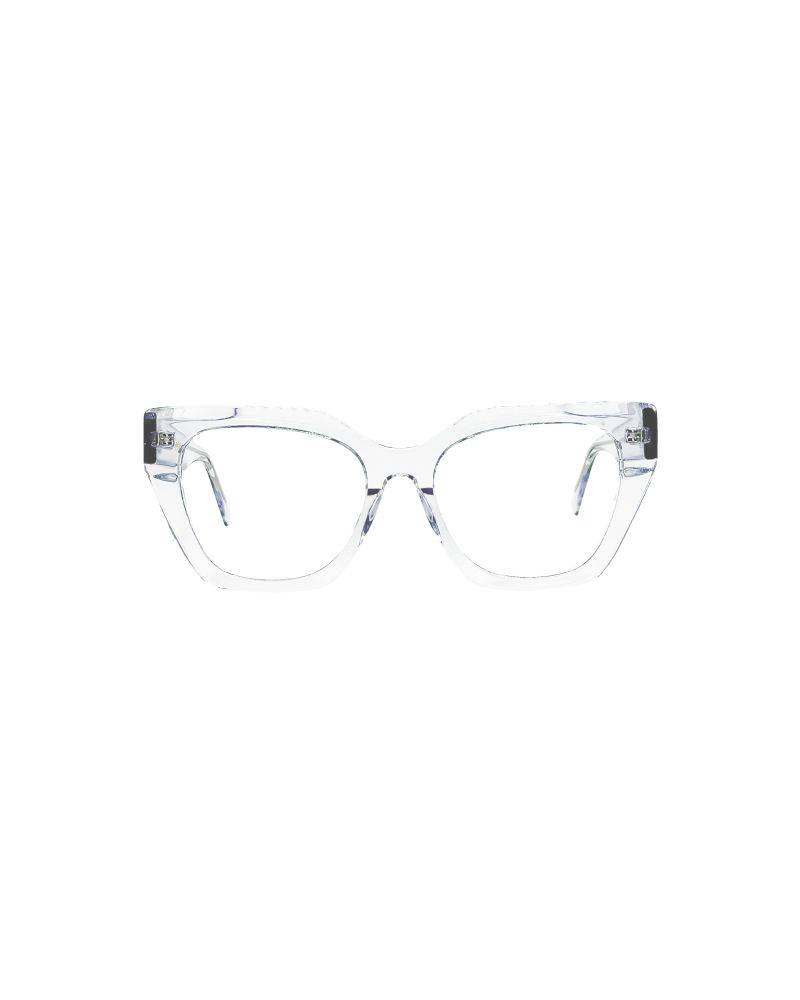 Optik U 1493099185 Female Eyeglass Frame Transparent Pearlized #9
