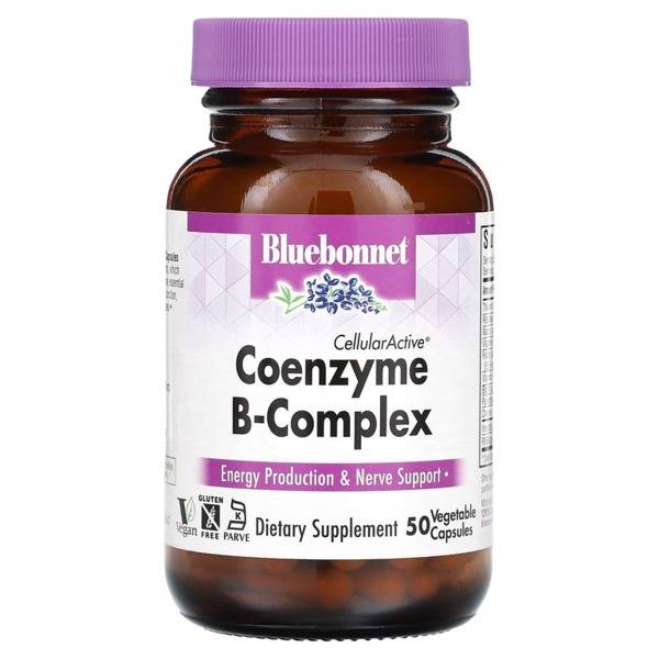 Bluebonnet Nutrition B Complex Dietary Supplement, 50 Plant Capsules