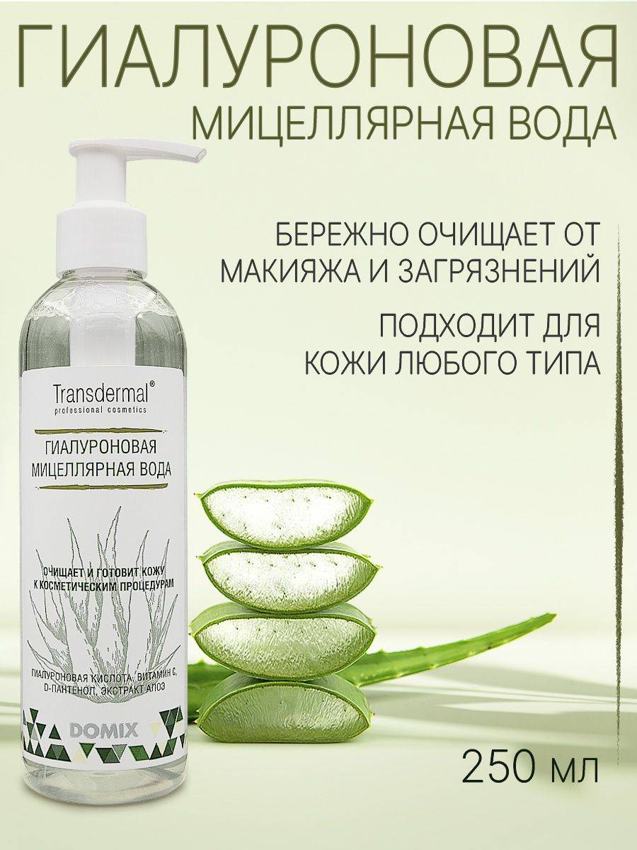 TRANSDERMAL PROFESSIONAL COSMETICS Hyaluronic Micellar Water 250 ml