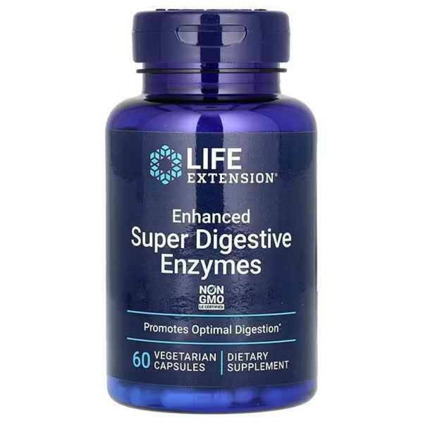 Life Extension Digestive Enzyme Super Blend, 60 Vegetarian Capsules