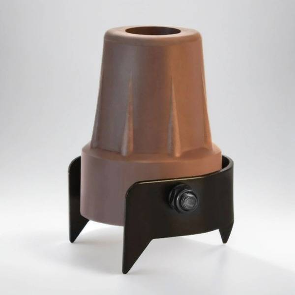 Mega-Optim Cane Tip M2 Brown/Black Rubber