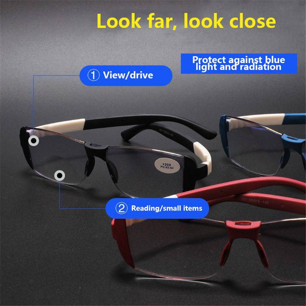 Computer Glasses - Red, Blue, Black - 139mm Frame Length #2