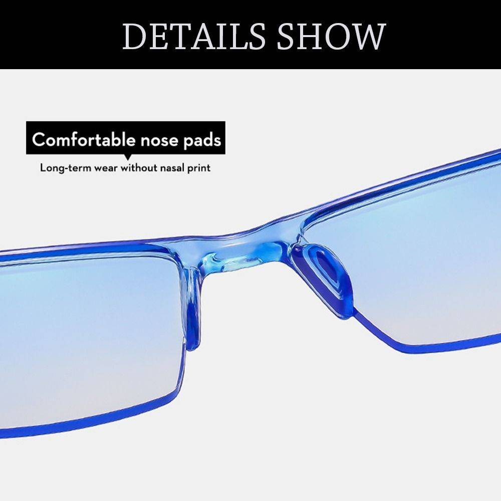 Computer Reading Glasses with Blue Light Filter, PC Frame, +1.00 to +4.00 Auto Focus, Unisex #8