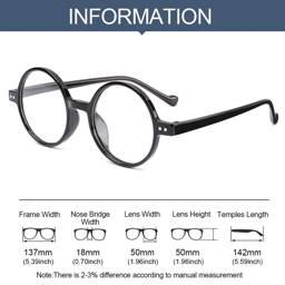 Computer Glasses +2.00 Unisex – Blue Light Blocking, Anti‑Glare Polycarbonate Lenses #2