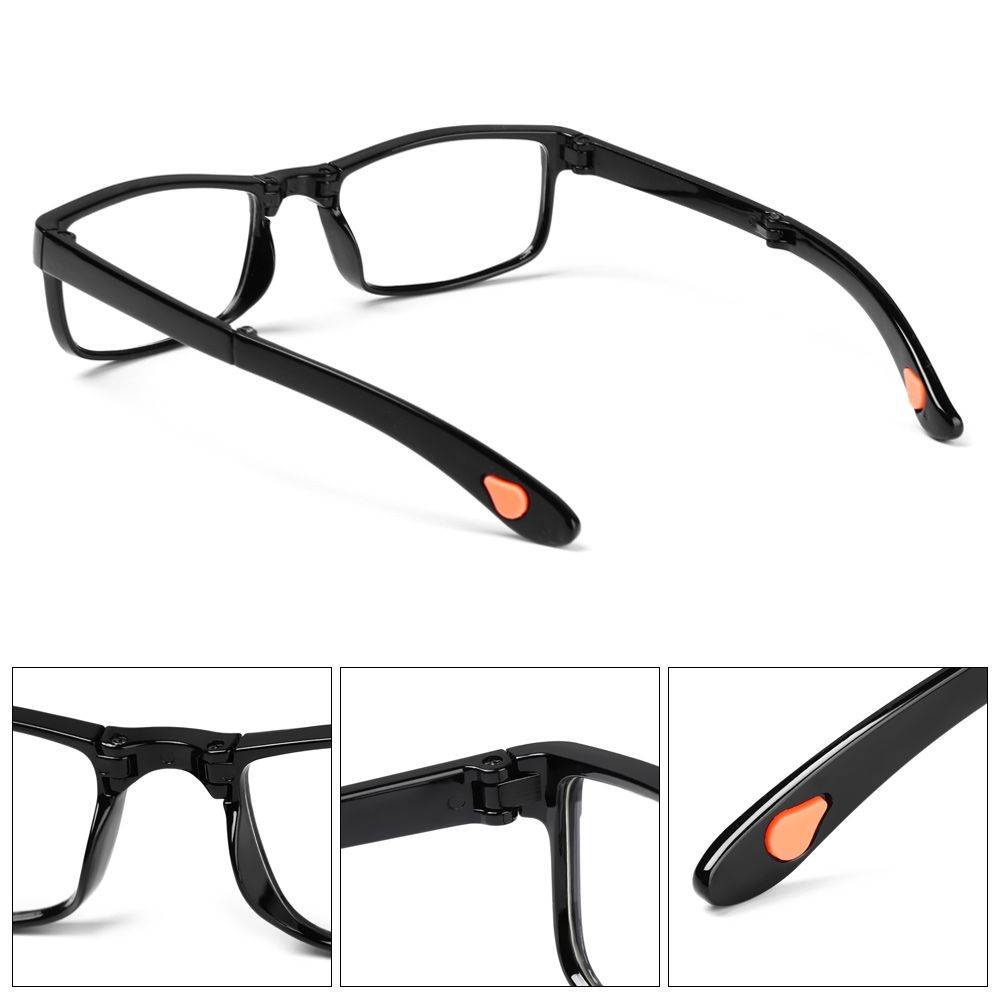 Foldable Computer Glasses Polycarbonate Frame +1.00 #6