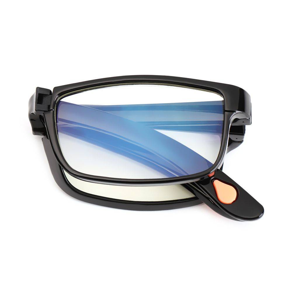 Foldable Computer Glasses Polycarbonate Frame +1.00 #8