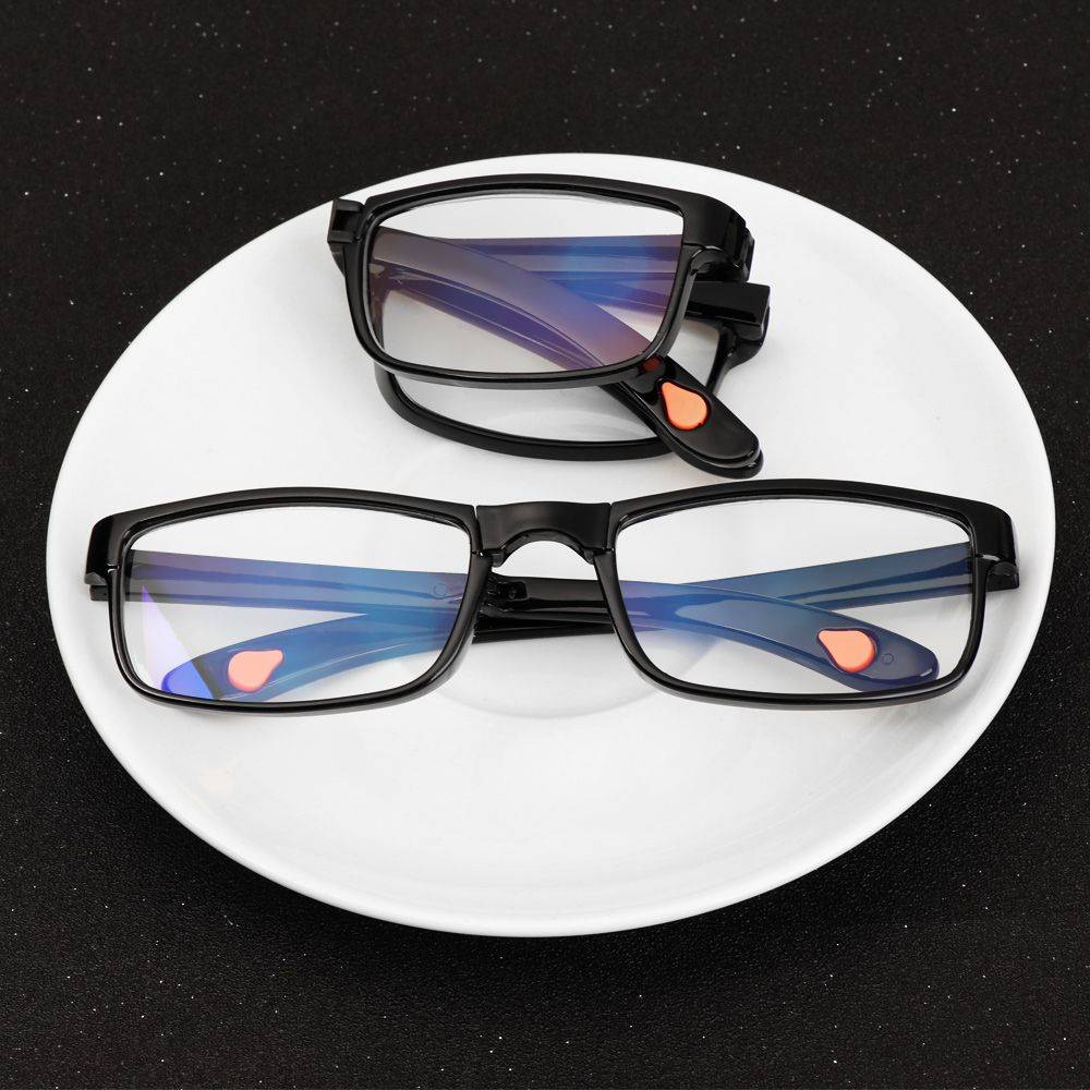 Foldable Computer Glasses Polycarbonate Frame +1.00 #9