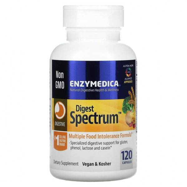 Digest Spectrum by Enzymedica, Digestive Enzymes, 120 Capsules