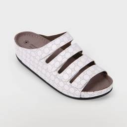 LM Orthopedic Women's Orthopedic Sandals Lace White Size 38 Platform #1