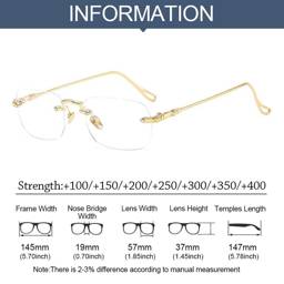 Computer Glasses Silver-200 Strength #3