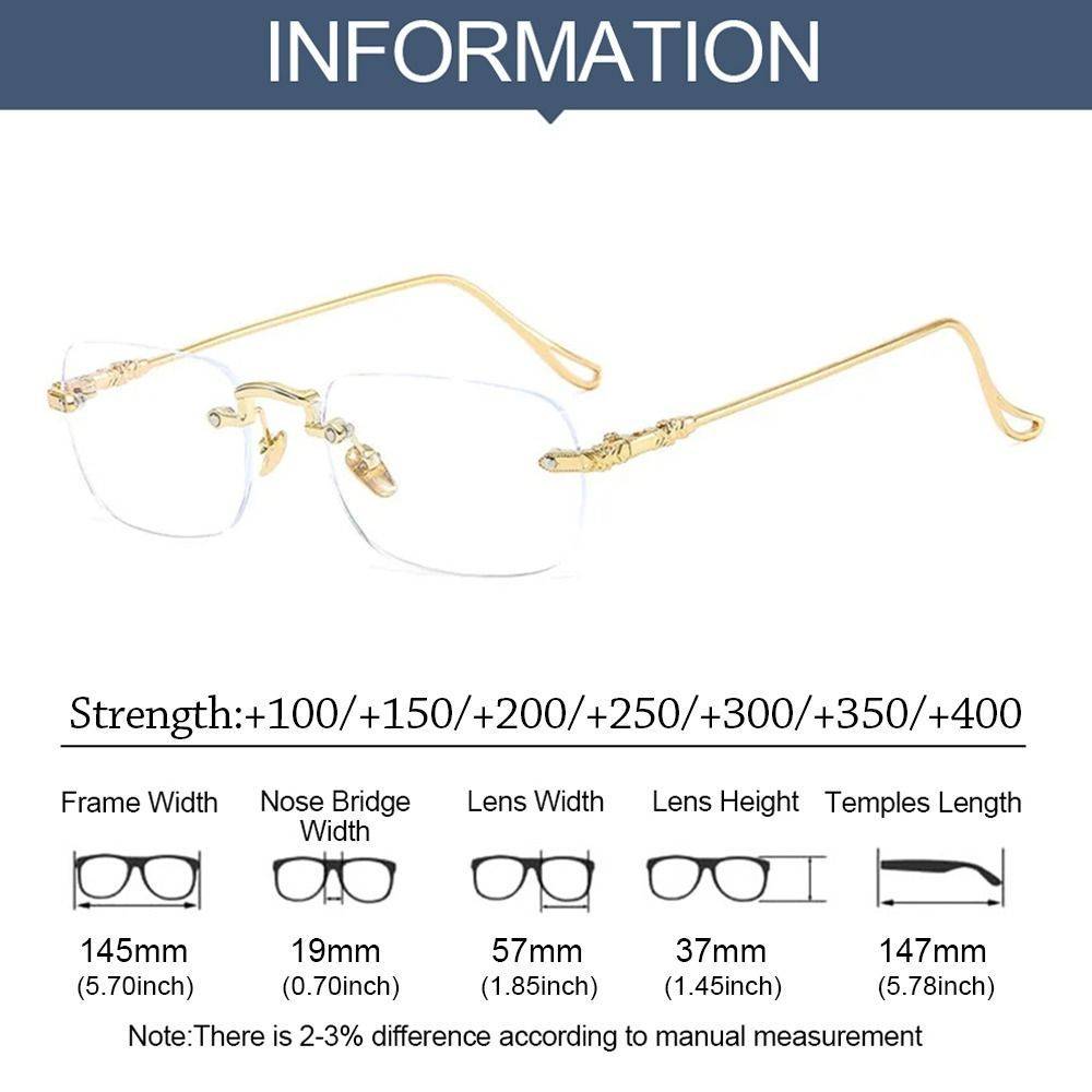 Computer Glasses Silver-200 Strength #3