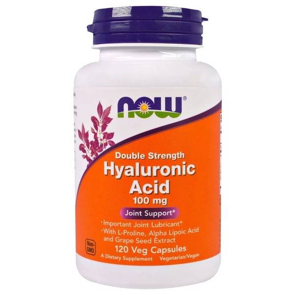 NOW Foods Hyaluronic Acid Double Strength 120 Capsules