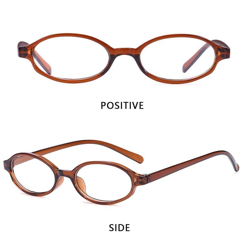 Peizhen Y2K Retro-Style Computer Glasses with Polycarbonate Lenses & PC Frames (Green, Red, Clear Tea) #7
