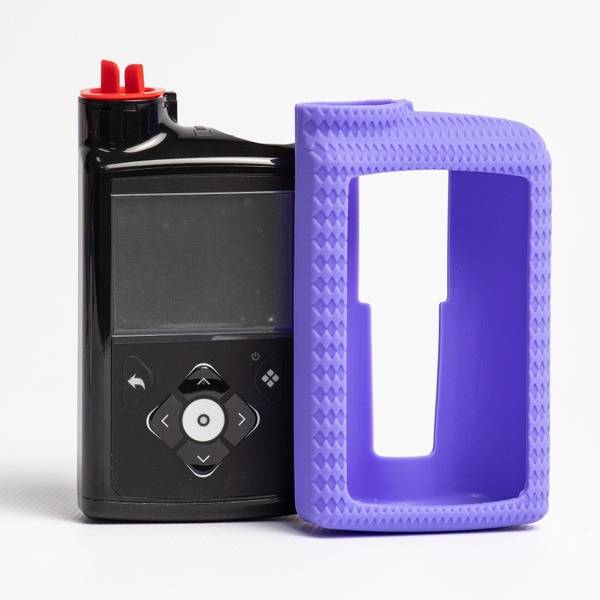 Purple Silicone Case for Medtronic Insulin Pumps 640G, 720G, 740G, & 780G