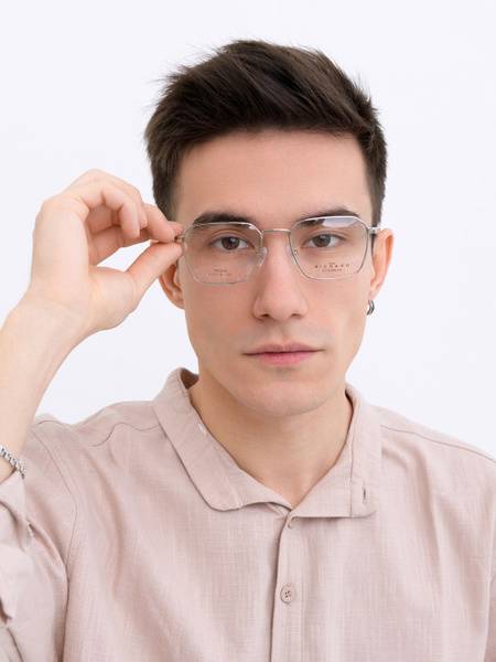 Thom Richard TR3062 Men's Eyeglass Frame Silver