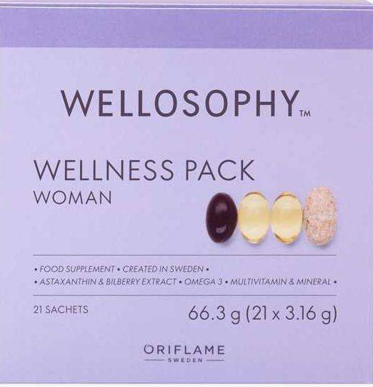 Wellosophy Wellness Pack for Women – 21 Daily Sachets with Multivitamins, Omega‑3 & Astaxanthin