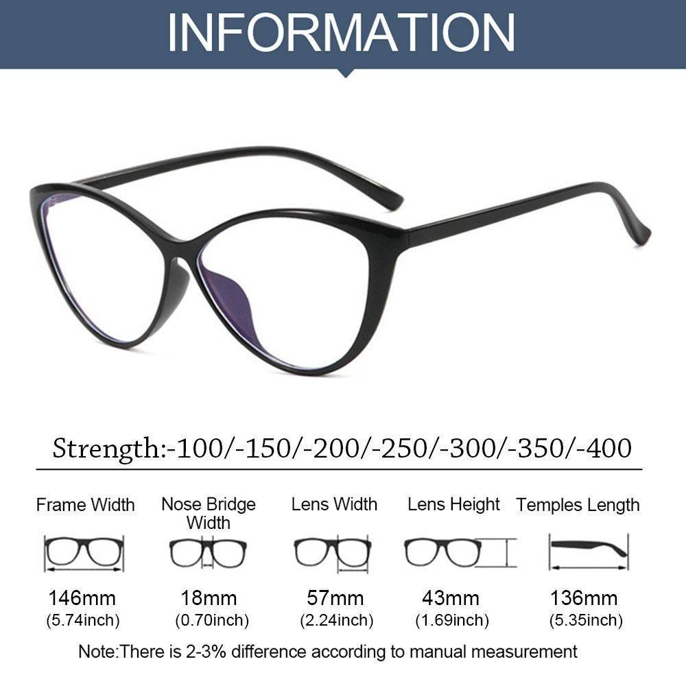 Female Black Anti-Blue Light Computer Glasses #2