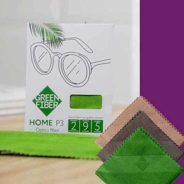 Green Fiber HOME P3 Optical Cleaning Cloth Wipes