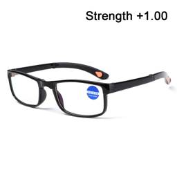 Foldable Computer Glasses Polycarbonate Frame +1.00 #1
