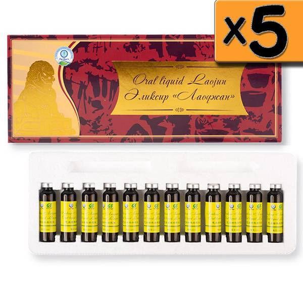 Li West Laozhang Elixir for Immunity Support, 120 ml, 5-Pack