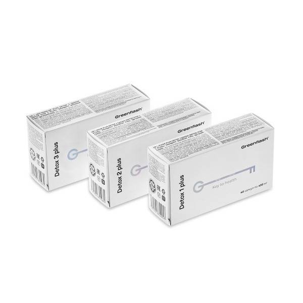GreenFlash Detox Step 1-3 PLUS Case – NL Formulas for Gentle Cleansing by VitaMed