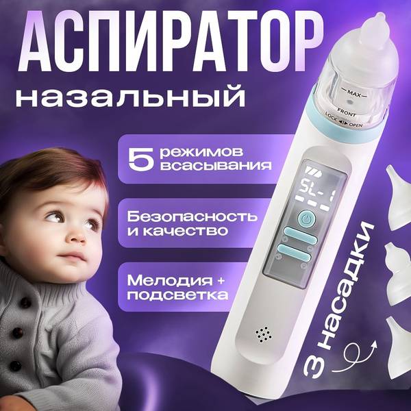 Newborn Hygiene Kit – Nasal Aspirator and Tweezers (White)