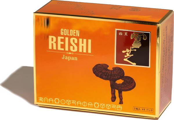 Mivis Golden Reishi Extract, 48 Capsules for Circulatory Support