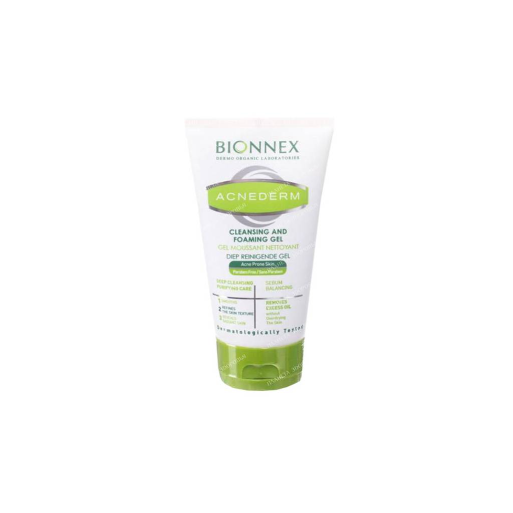 Bionnex Acnederm Cleansing face gel for acne-prone skin, 150 ml