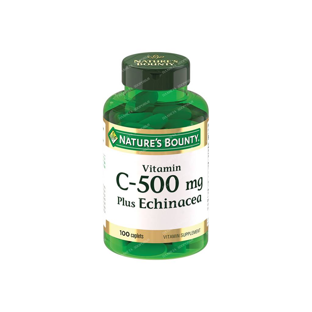 Vitamin C 500 mg plus echinacea tablets #100