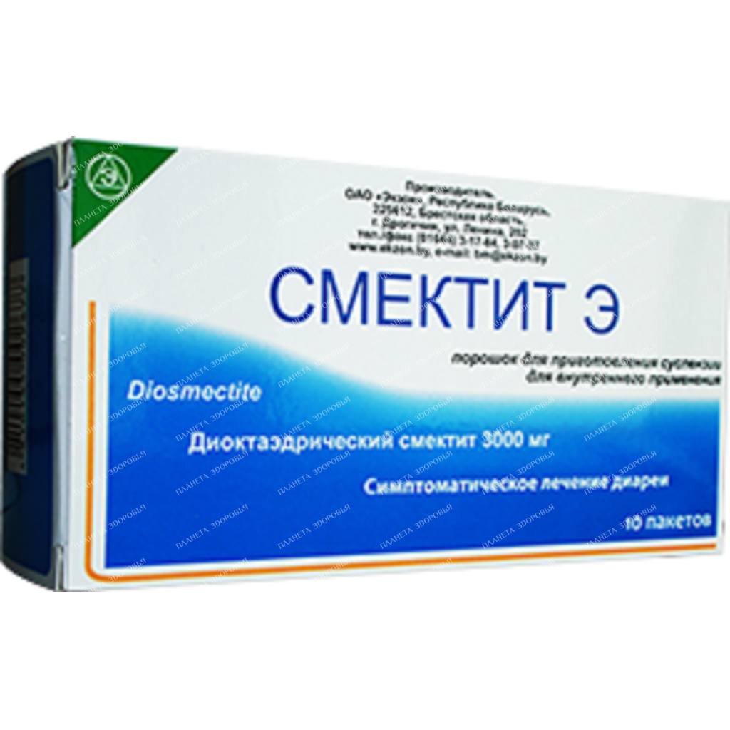Smectite E powder for suspension 3000mg in bags №10