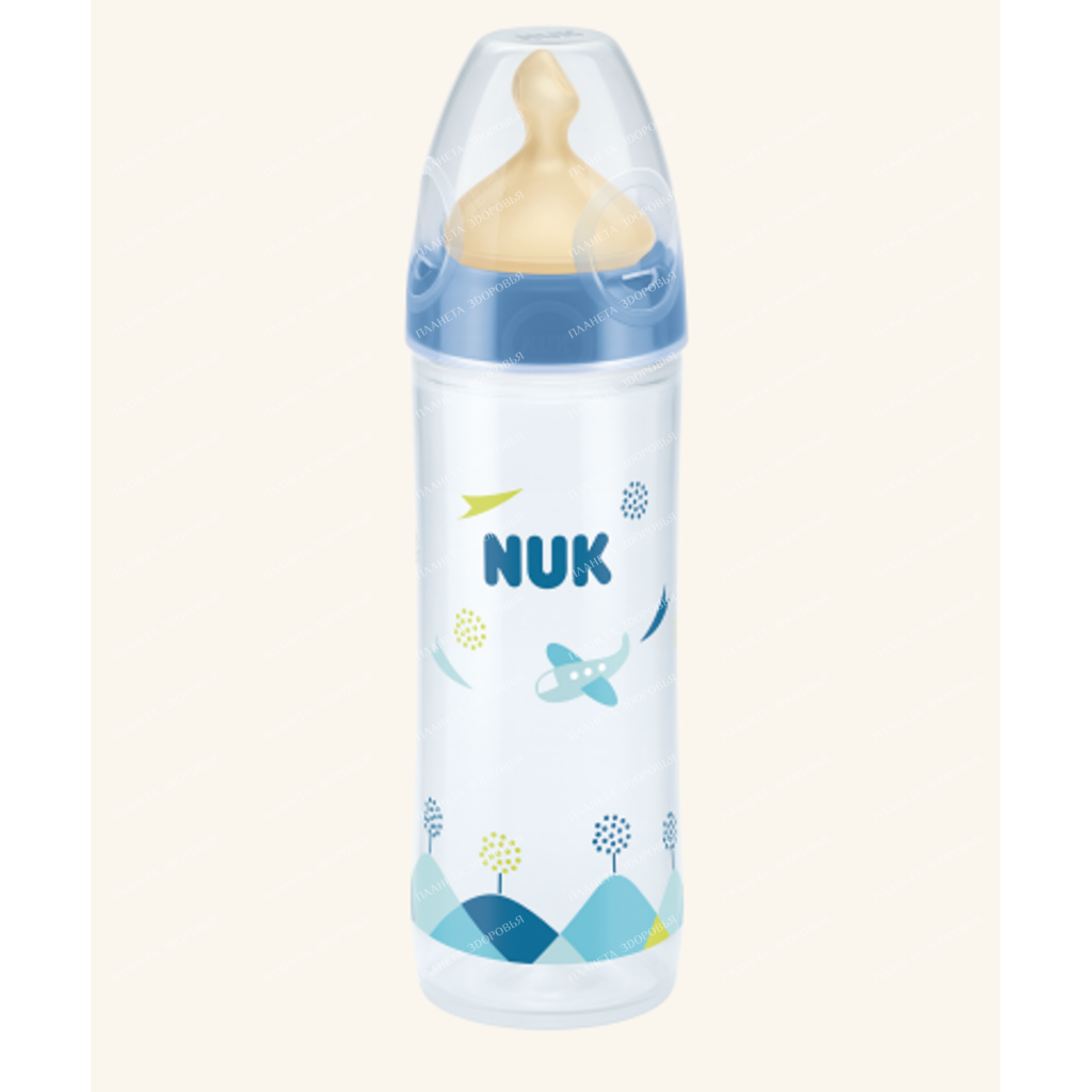 NUK PP bottle 250 ml + teat (with wide latex base), size 2 10741853