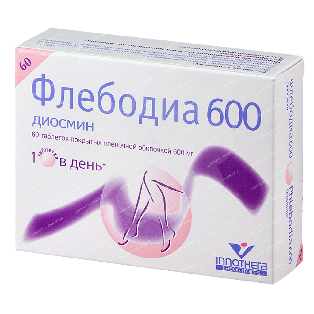Phlebodia 600 tablets p/o 600mg №15x4