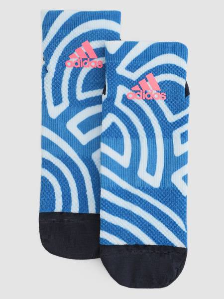 adidas Tyo Run Socks, 1 Pair, Blue