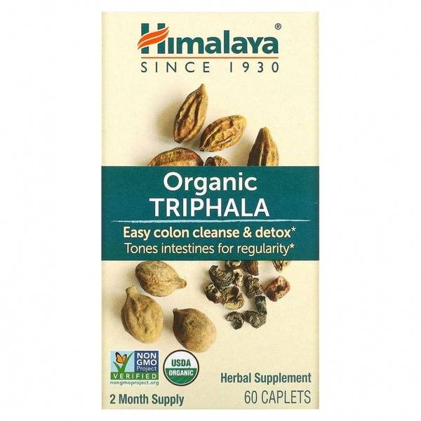Himalaya Triphala: 60 Tablets for Digestive Cleansing