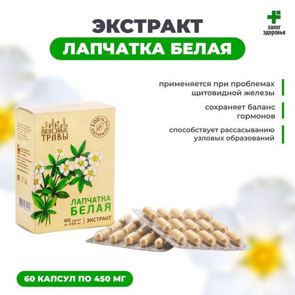 White Potentilla Extract Capsules (60 Count)